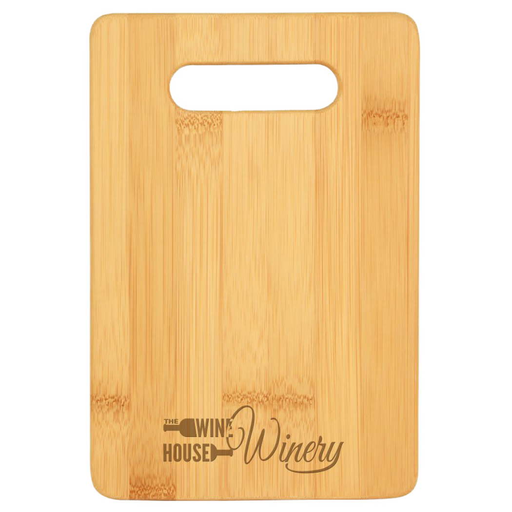 Cutting Board - Bamboo Board with Handle - Medium