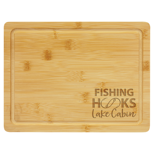 Bamboo Cutting Board with Drip Ring 11
