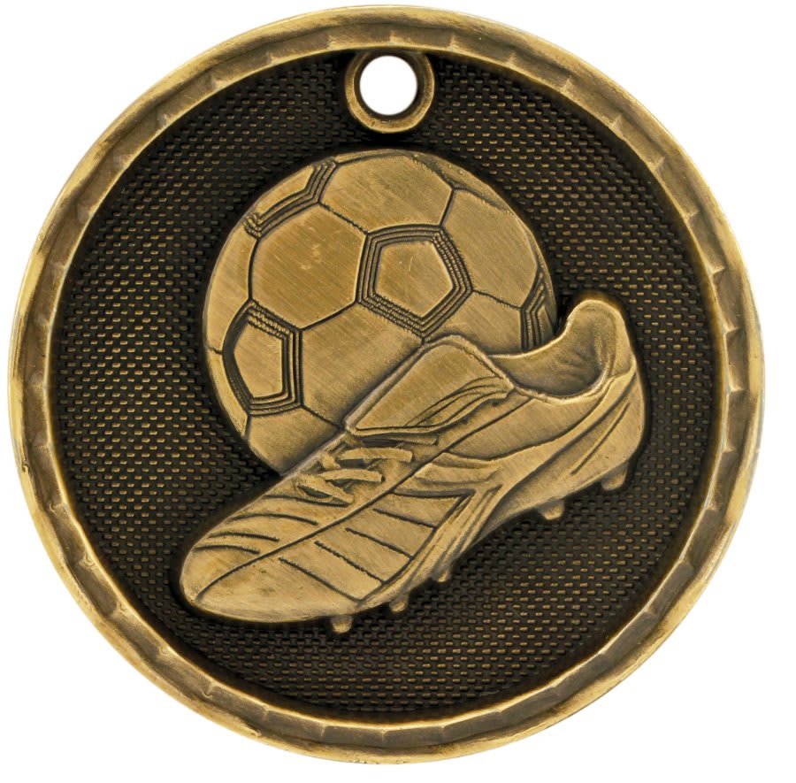 2" Antique 3D sports Medal