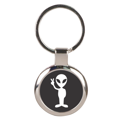 Round metal Keychain