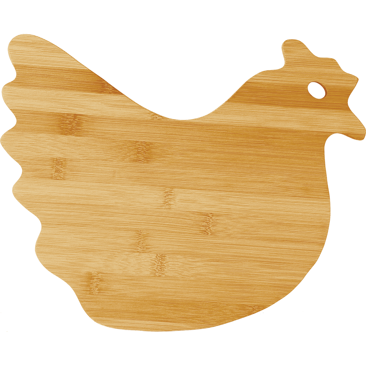 Bamboo Hen Shaped Cutting Board