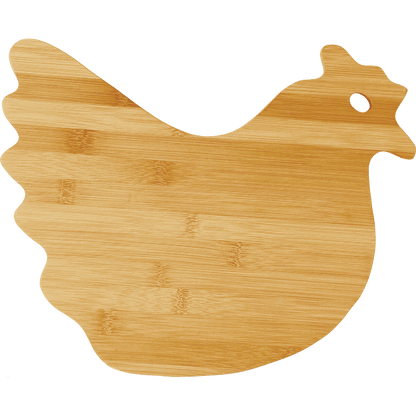 Bamboo Hen Shaped Cutting Board