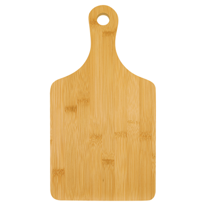 Bamboo Cutting Board Paddle Shape with Drip Ring