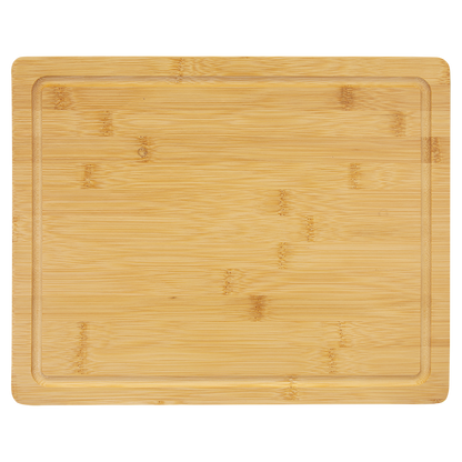 Bamboo Cutting Board with Drip Ring 13