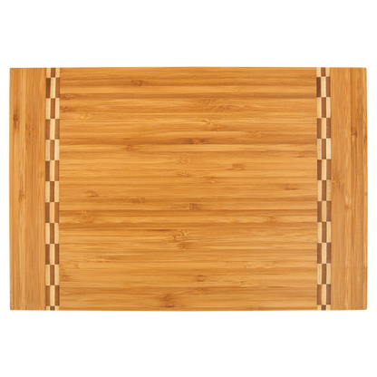 Bamboo Cutting Board with Butcher Block Inlay15