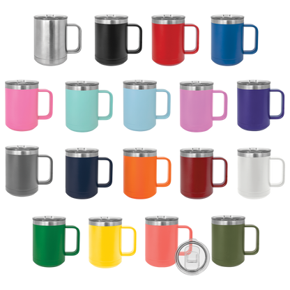 15 oz Mug w/slider lid