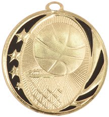 2" Bright Sports Star Medal